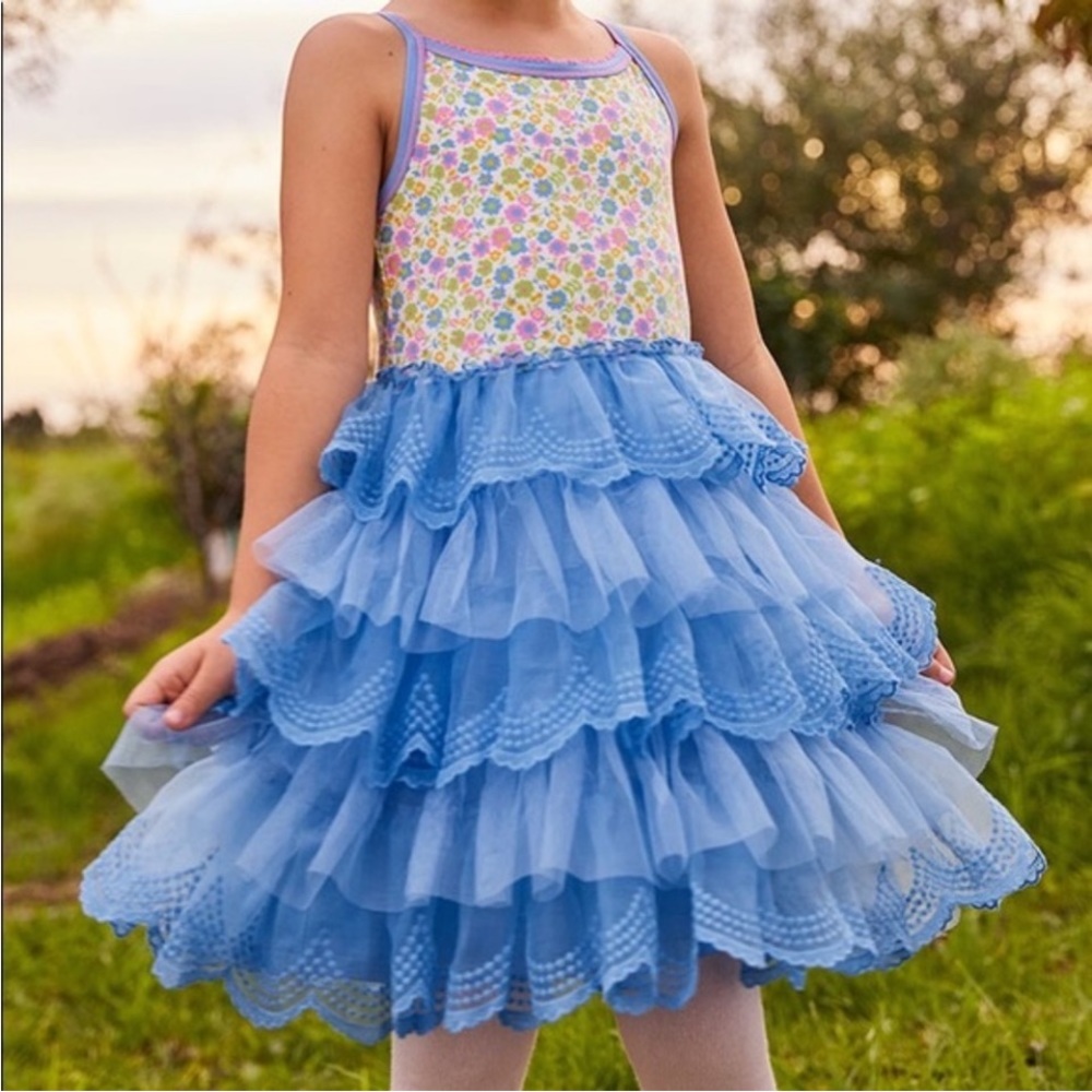 Matilda Jane Make A Wish Blue Tutu Dress 6